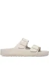 Birkenstock Womens Slip On Adjustable Slide Sandals In Nude
