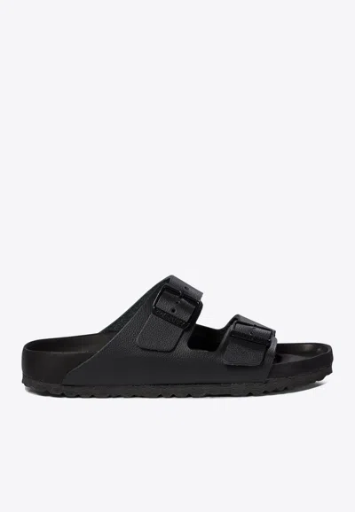 Birkenstock Arizona Exquisite Leather Sandals In Black