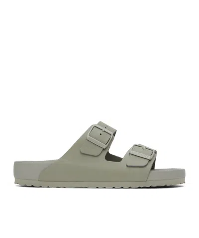 Birkenstock Arizona Exquisite Leather Sandals In Gray