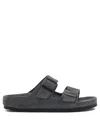 Birkenstock Double Strap Open Toe Sandals In Gray