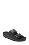 Birkenstock Arizona Essentials Womens Slip On Waterproof Footbed Sandals In Black