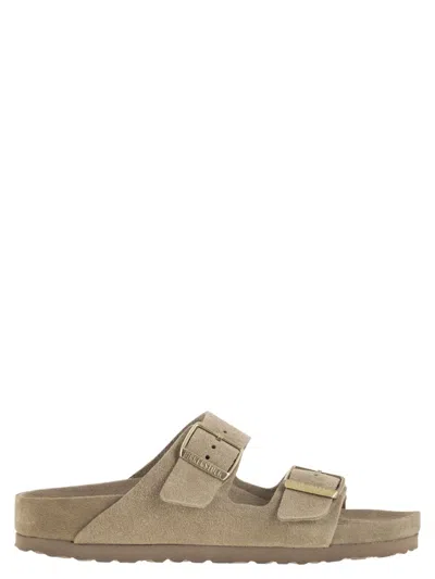 Birkenstock Arizona Exquisite - Slipper With Double Buckle In Taupe