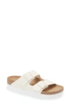 Birkenstock Arizona Flex Platform Sandals In White