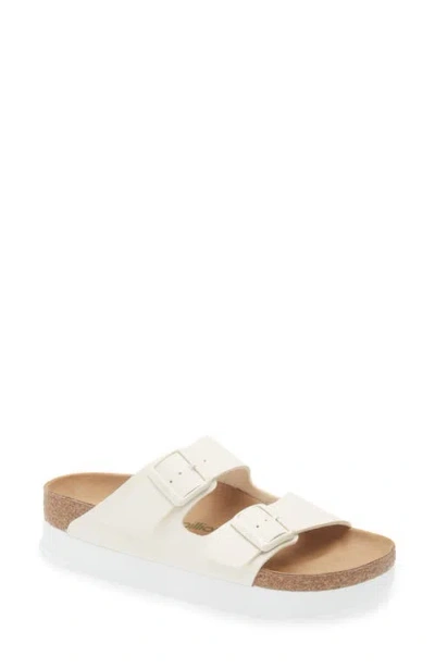 Birkenstock Arizona Flex Platform Sandals In White