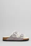 Birkenstock Arizona Shearling & Suede Sandals