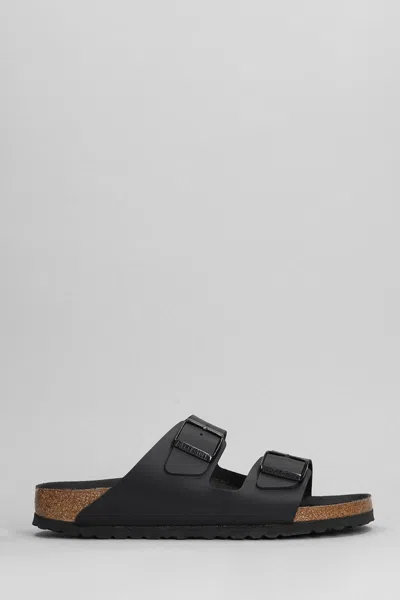 Birkenstock Arizona Flats In Black