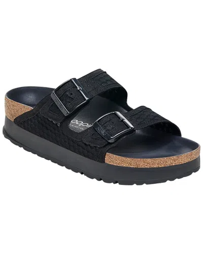Birkenstock Arizona Flex Platform Mesh Sandal In Black