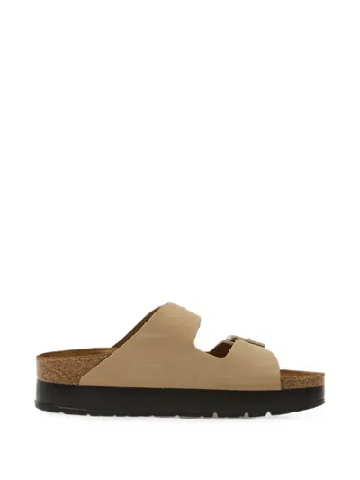 Birkenstock Arizona Flex Platform Sandals In Brown