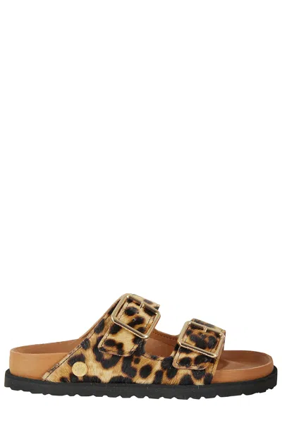 Birkenstock Arizona Fur In Animal Print