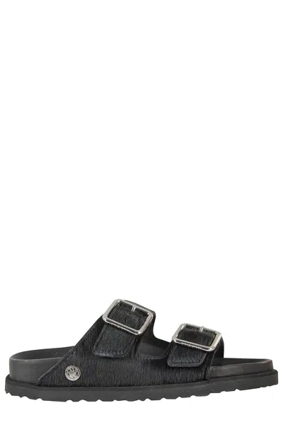 Birkenstock Arizona Fur In Black