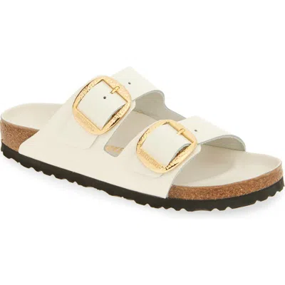 Birkenstock Arizona Big Buckle Slide Sandal In Weiss