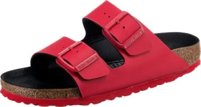 Pre-owned Birkenstock Arizona Icons Red Birko Flor Rosso, Red, 6 Us Sz_3.5_red