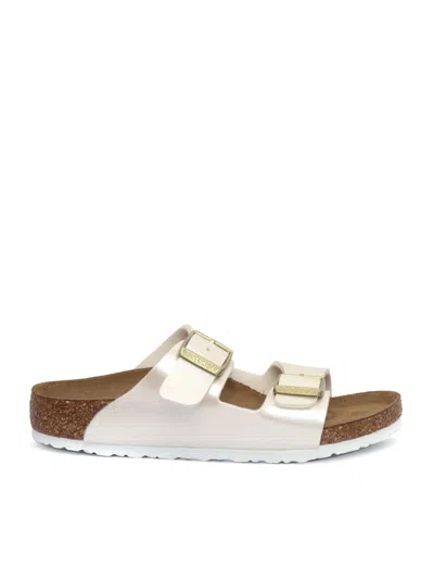 Birkenstock Arizona Kids Electric Metallic Pearl, Birko Flor