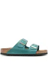 Birkenstock Arizona Leather Sandals In Blue