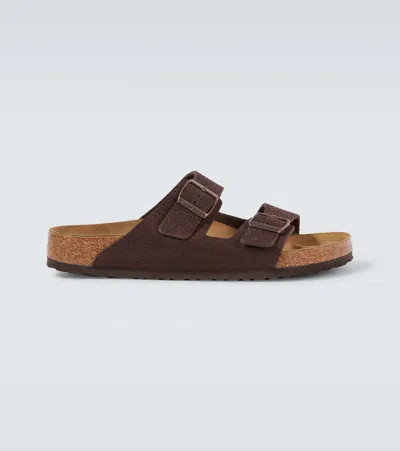 Birkenstock Arizona Leather Sandals In Brown