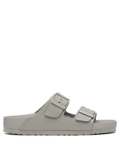 Birkenstock "arizona" Leather Sandals In Gray