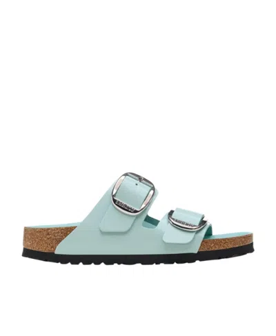 BIRKENSTOCK ARIZONA LEATHER SLIDES