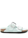Birkenstock Arizona Big Buckle Sandals In Green