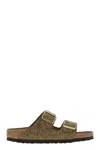 Birkenstock Arizona Leo - Sandal With Buckles And Animal Print In Brown