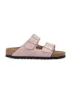 Birkenstock Pink Arizona Big Buckle Sandals In Light Pink