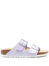 Birkenstock Arizona Logo-buckle Slides In 紫色