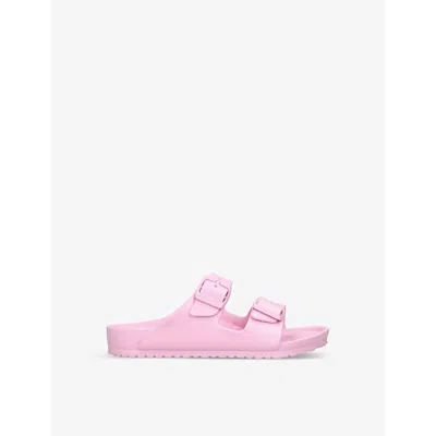 Birkenstock Kids' Arizona Logo-embossed Rubber Sandals 4-9 Years In Pink