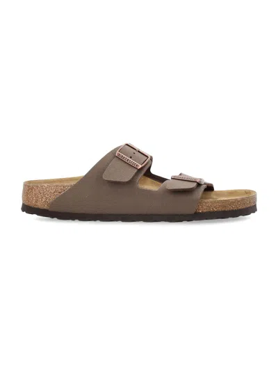 Birkenstock Arizona Mocca Birko-flor Narrow Sandals In Brown