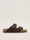 Birkenstock Arizona Mocha Sandal In Brown