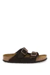 Birkenstock Arizona Soft Footbed Womens Oiled Leather Sandals In Brown