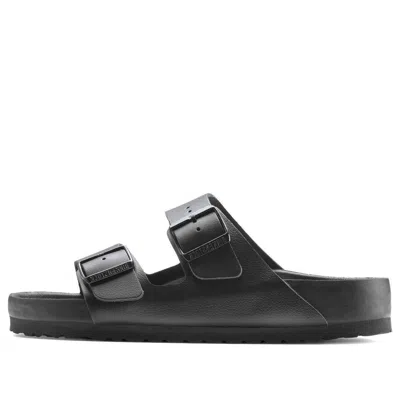 BIRKENSTOCK BIRKENSTOCK ARIZONA NATURAL LEATHER SANDALS 'BLACK'