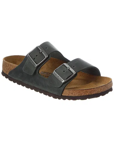 Birkenstock Arizona Oiled Leather Sandal In Transparent