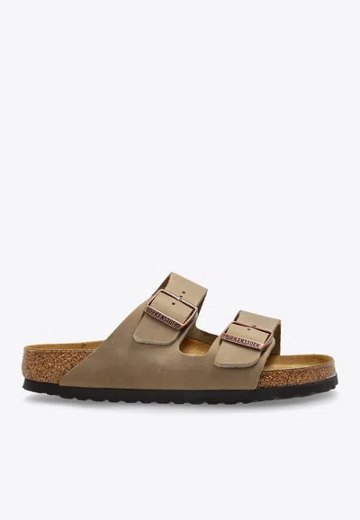 BIRKENSTOCK ARIZONA OILED LEATHER SANDALS