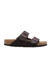 Birkenstock Arizona Oiled Leather Sandals In Black