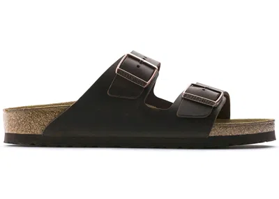Pre-owned Birkenstock Arizona Oiled Leather Sneakers In Habana