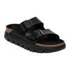 Birkenstock Black Narrow Papillio Arizona Platform Sandals In Black