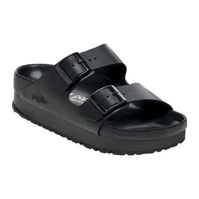 Birkenstock Arizona Pap Flex Platform Black 1026918 Women's