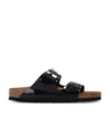 Birkenstock Arizona Patent Sandals In Black