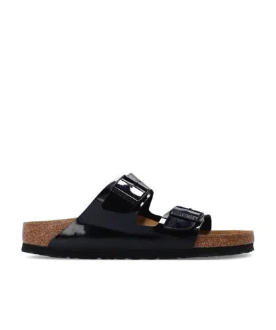 Birkenstock Arizona Patent Sandals In Black