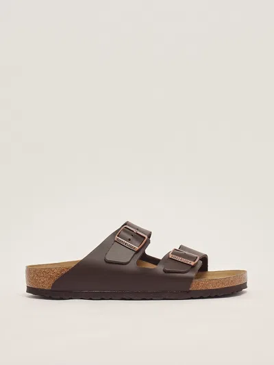 Birkenstock Arizona Pelle Smooth Sandal In Brown