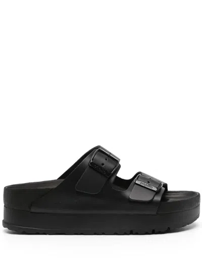 Birkenstock Arizona Platf Exquisite Fit S Shoes In Black