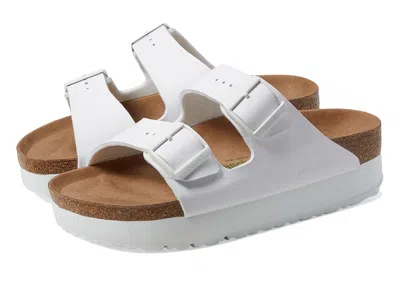 Birkenstock Arizona Platform Sandal - Vegan In White