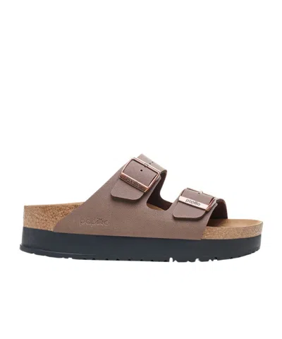 Birkenstock Papillio By  Women's Arizona Flex Birko-flor Platform Sandals From Finish Line In Mocha