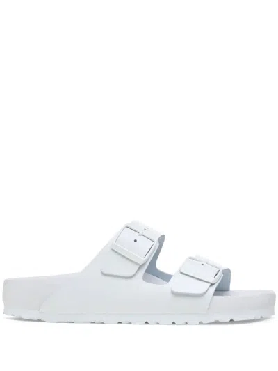 Birkenstock Arizona Platform Slides In 白色