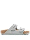 Birkenstock Arizona Suede Sandals In Pure Sage