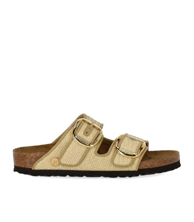 Birkenstock Arizona Raffia Big Buckle Natural Sandal In Multi
