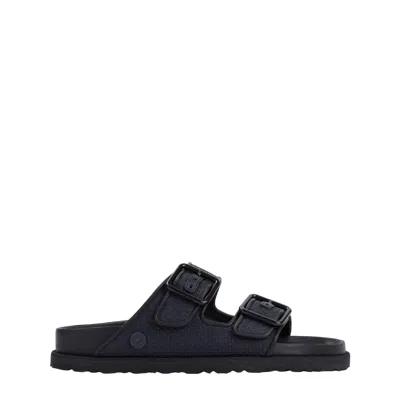 Birkenstock Arizona Raffia Luxe Sandals In Blue