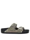 Birkenstock "arizona Rivet Exquisite" Sandals In Animal Print
