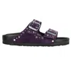 Birkenstock Arizona Rivet In Purple In Viola