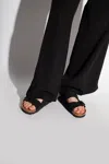 Birkenstock ‘arizona Rivet Logo' Slides In Black