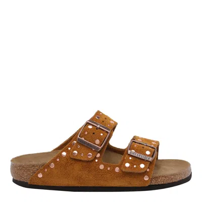Birkenstock Arizona Rivet Sandals In Brown